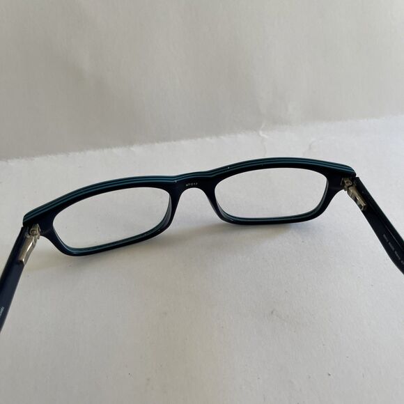 Robert Mitchell Eyeglasses RMJ 6000 Navy Designer Frames Only Blue 47-17-130 - Picture 6 of 6